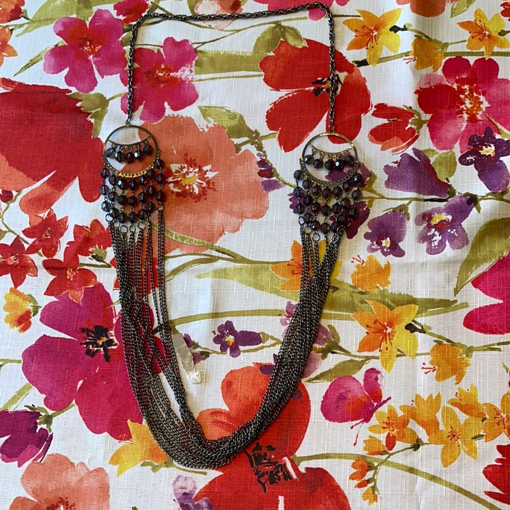Long beaded necklace